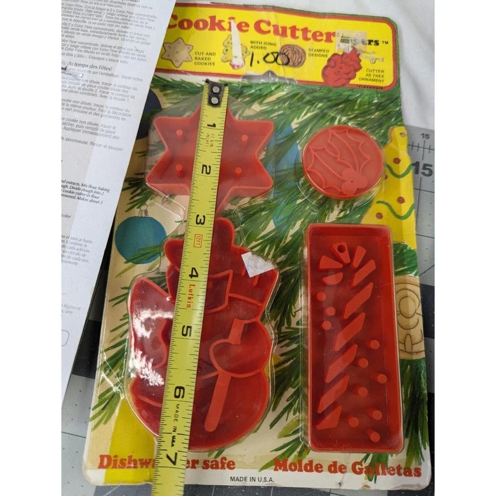 Christmas Cookie Cutters Plastic Metal Lot Love Molds